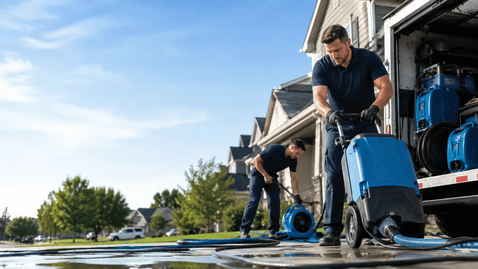 Dehumidification being performed in Thornwood, NY